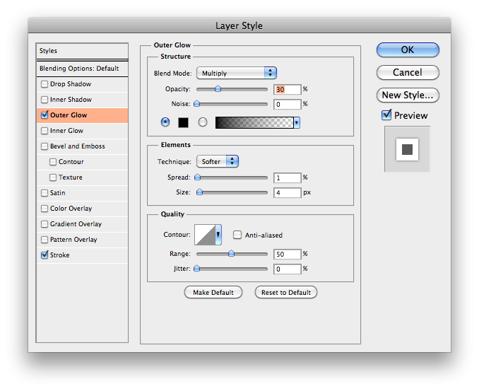 Box Shadow Design Layer Styles 2